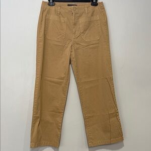 Sanctuary Classic Wide Leg Khaki Trousers